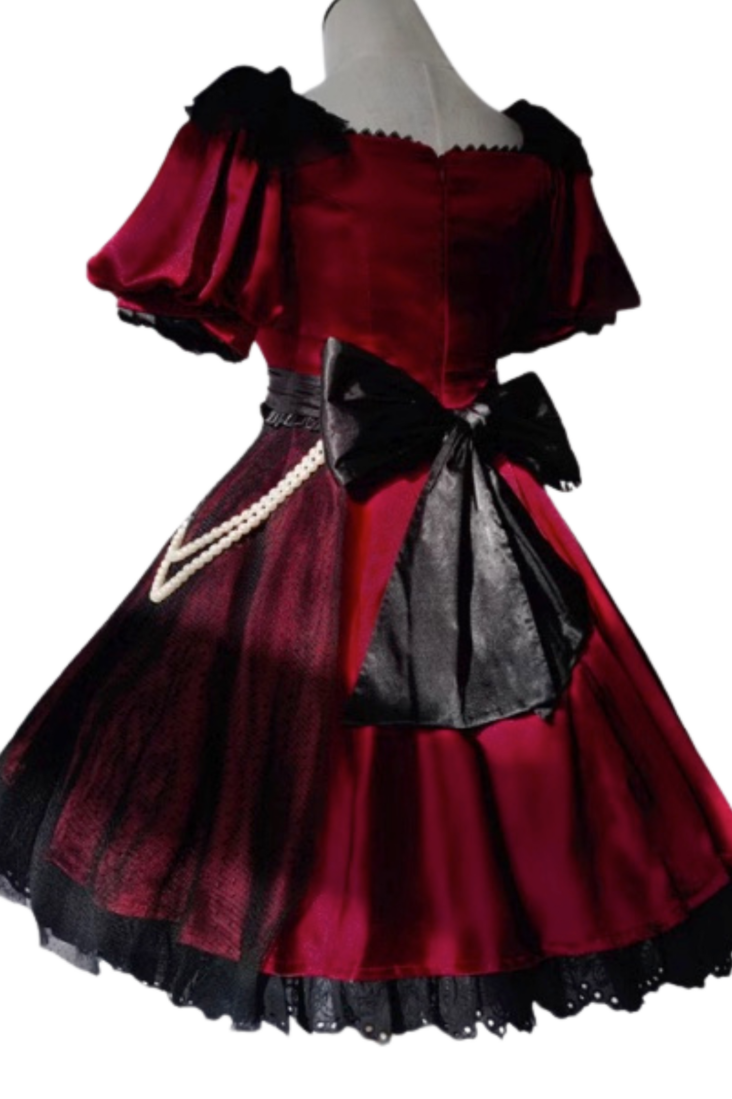 Mystery Chic Girly Ribbon Dress + Accessories