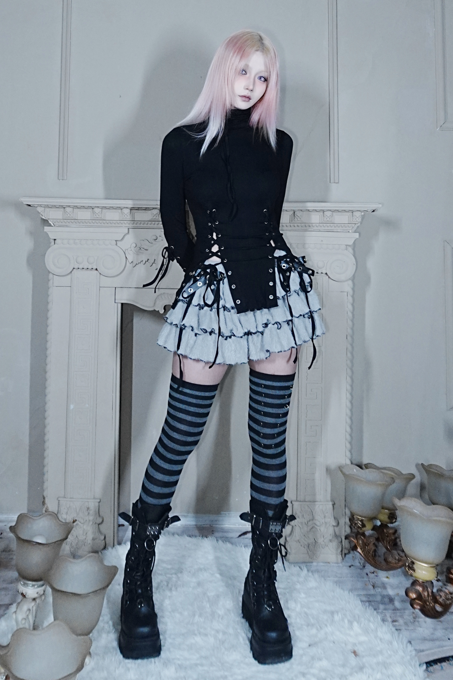 リボンゴシックケーキキュロット