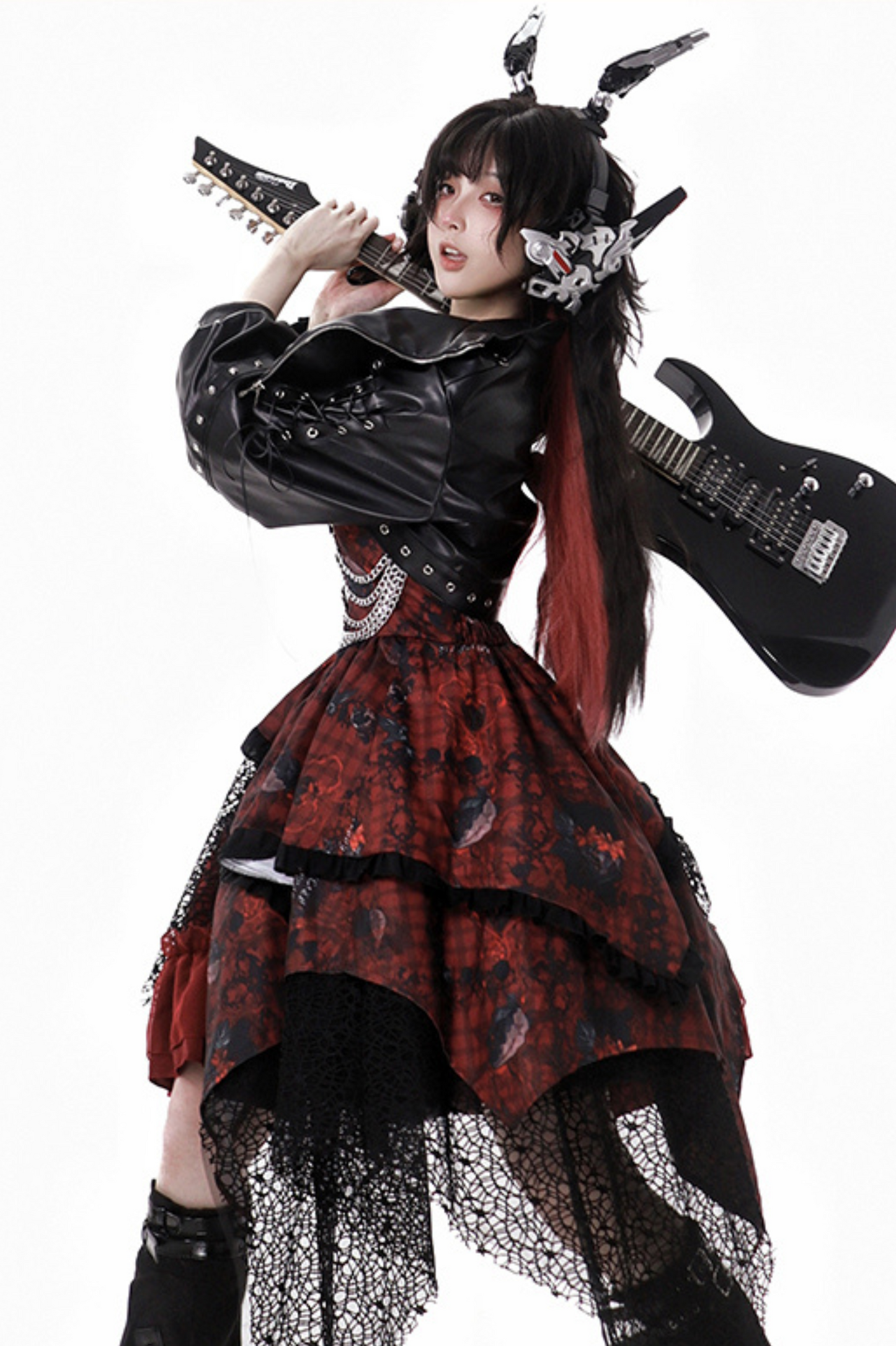 サブカルチャーダークゴシックハンサムセットアップ