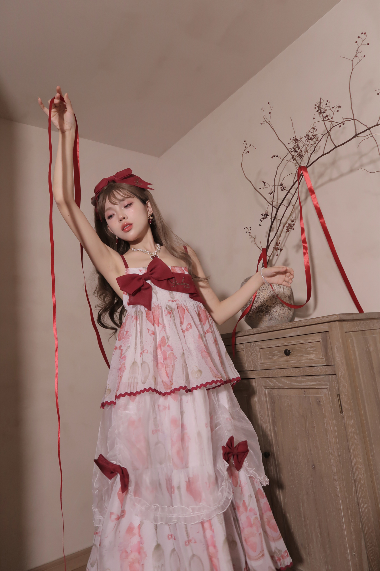 ストロベリーボックスロリータキャミソールドレス