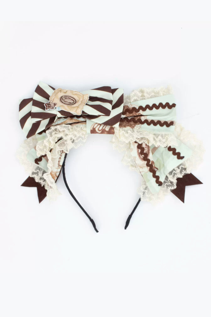 ベアティーパーティーロリータドレス+ジャンパースカート+シャツ+カチューシャ+ブローチ+エプロン