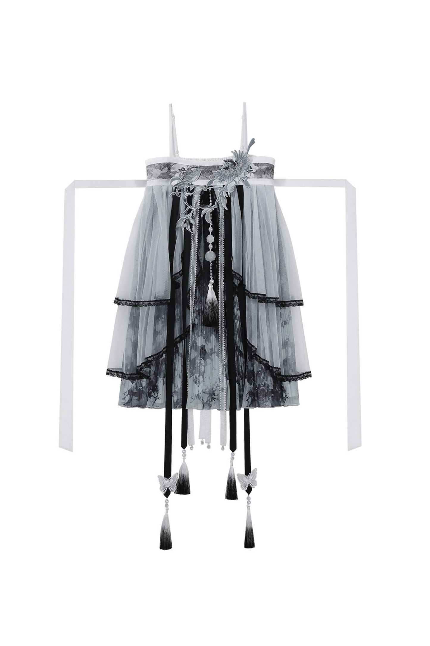 ダークチャイナドレス+ビッグスリーブケープ+チャイナトップス+スカート+キャミソールドレス+レッグウォーマー