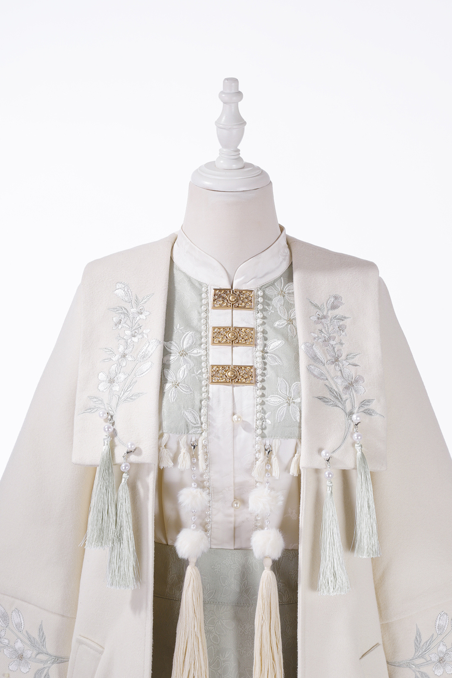 フォレストチャイナコート+スカート+トップス