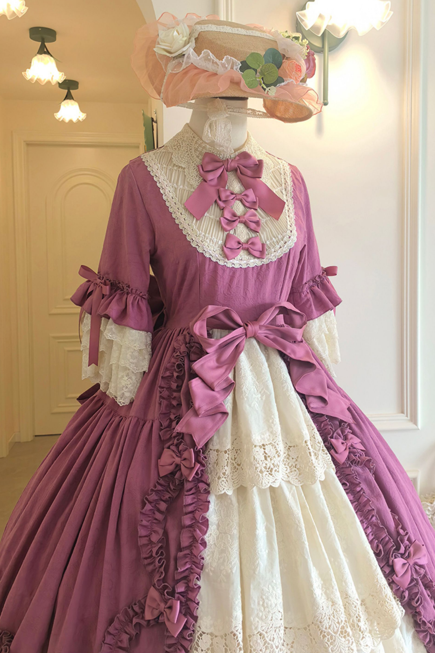 エレガントプリンセススリーブロリータドレス