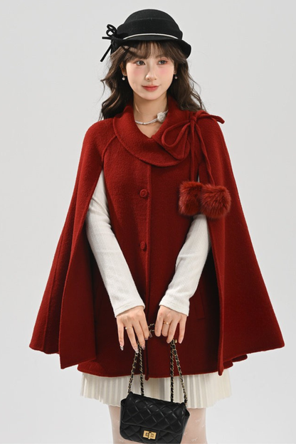 ガールスタイルケープコート