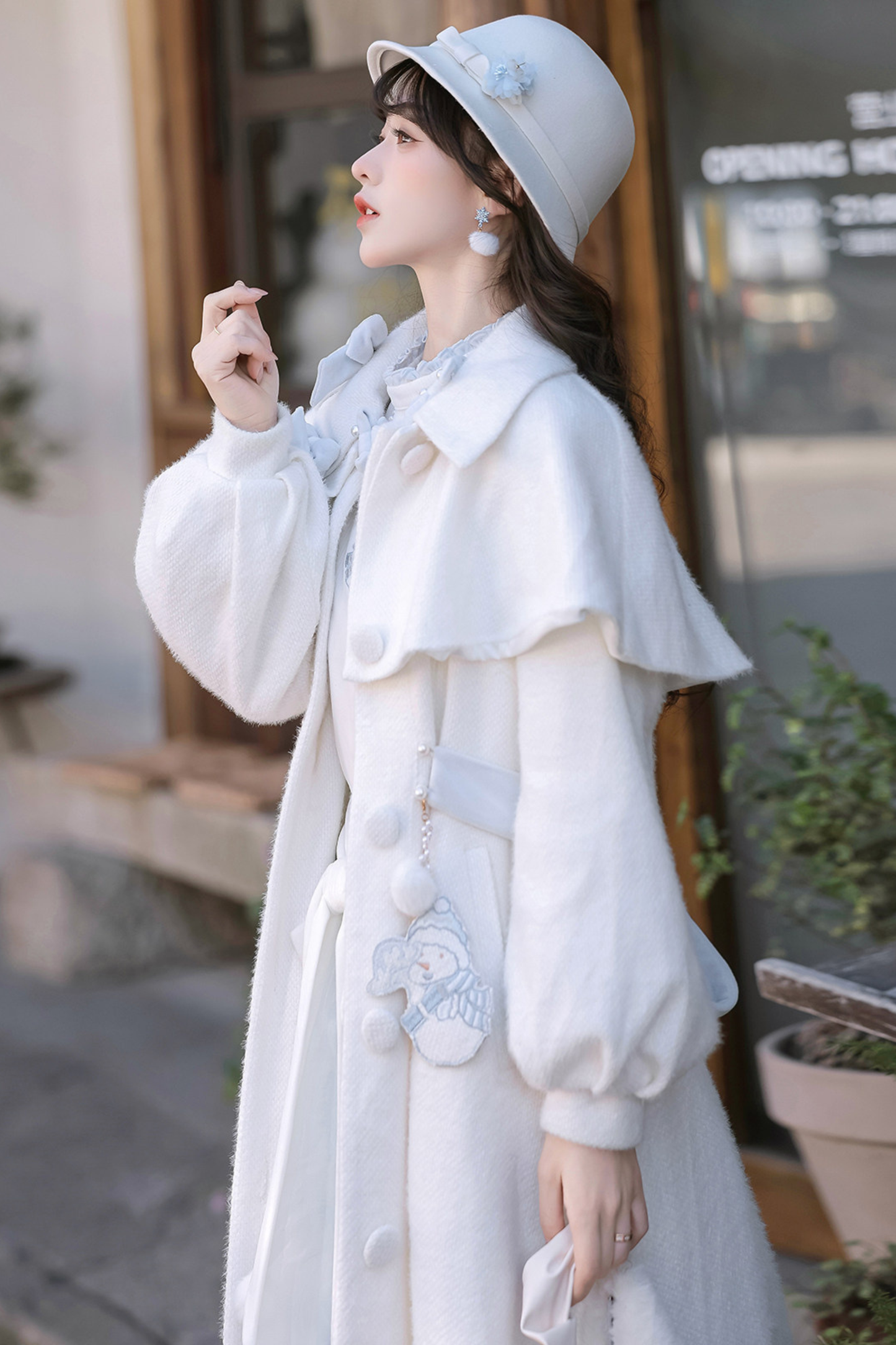 Clear Sky Lolita Mantel + Oberteile + Rock