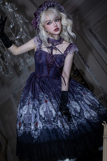 [Reservation Product] Gothic Girl Design Maria Sword Lolita Dress Set