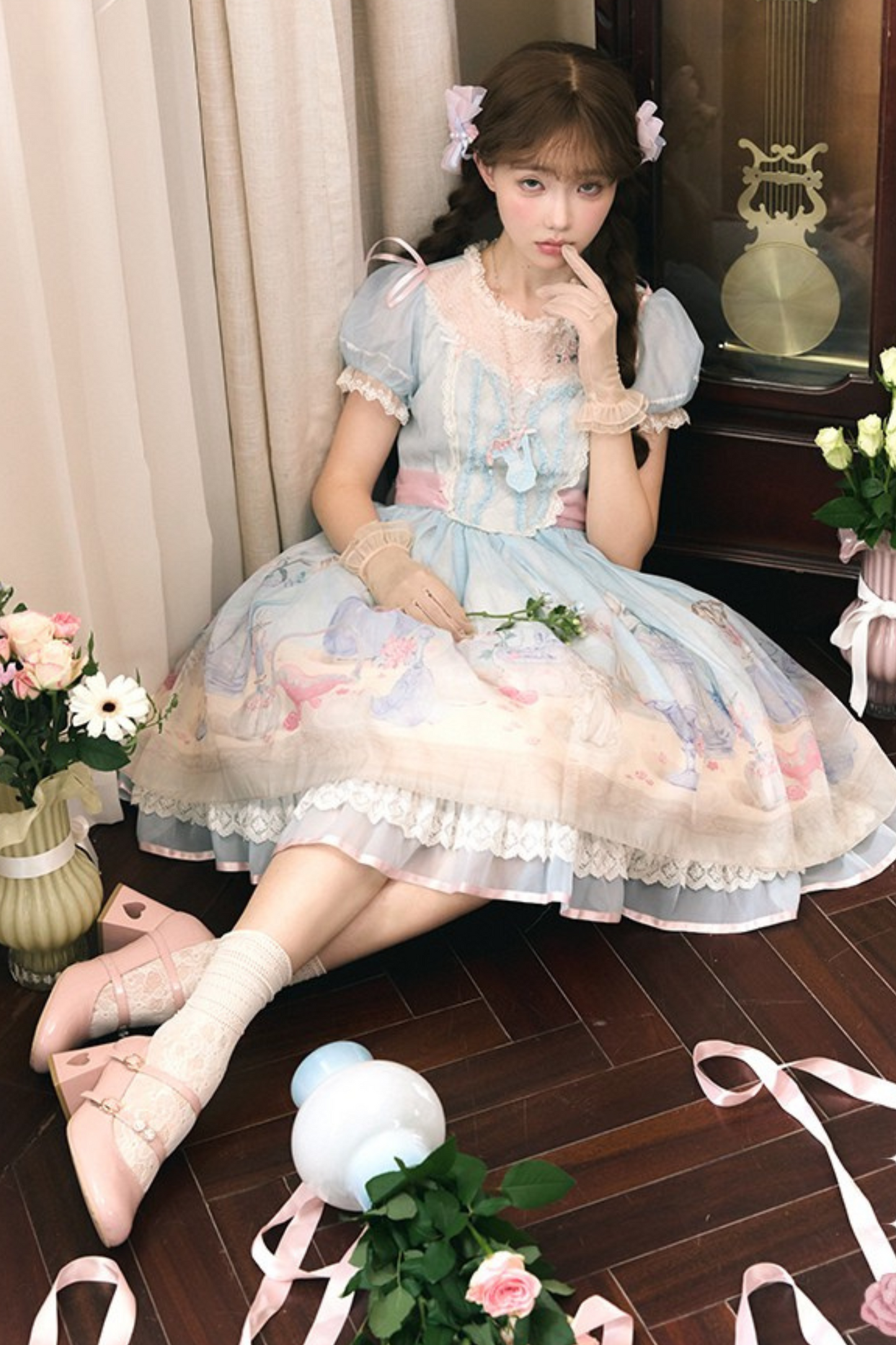 Pure fantasy cabinet dress + jumper skirt + apron