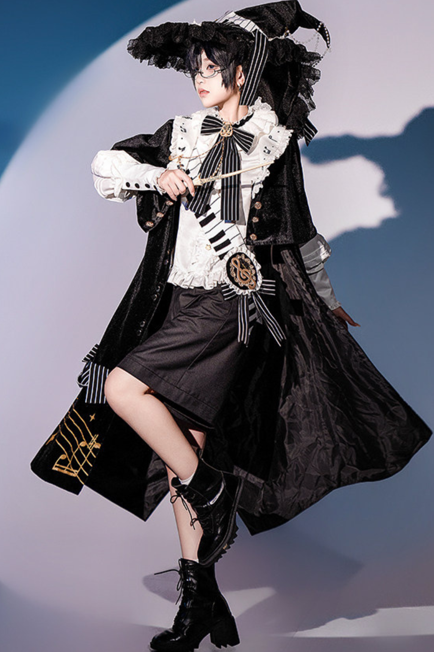 Night Music Lolita Dress + Princess Set + Magic Hat + Headband