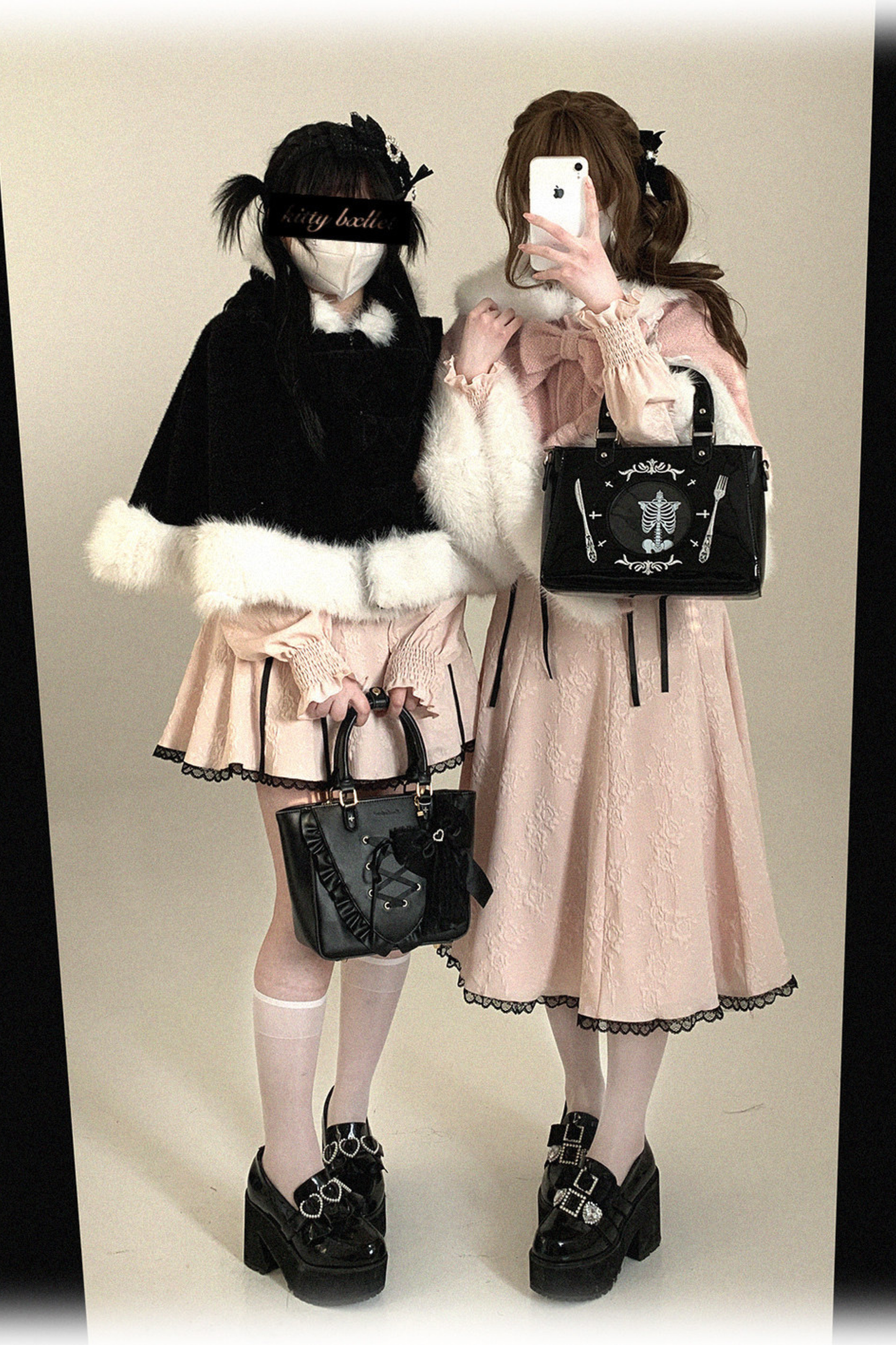 오프숄더 레이스업 레이스 원피스