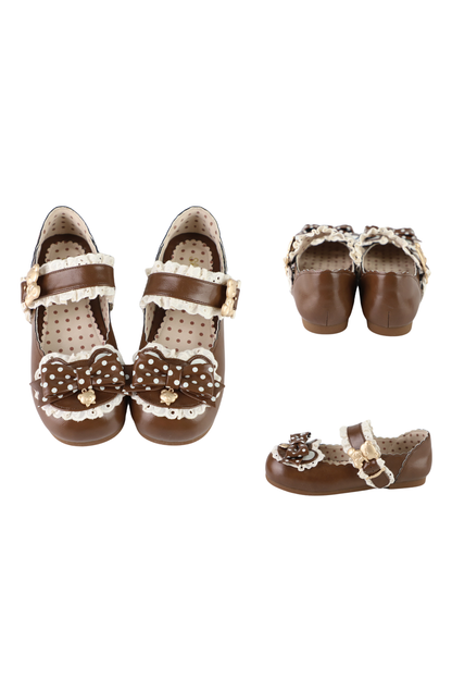 Bare Polka Dot Lolita Shoes