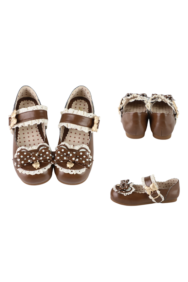 Bare Polka Dot Lolita Shoes