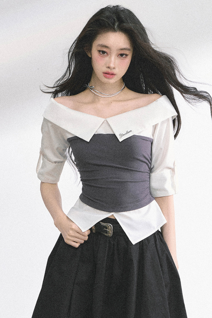 French American Stripe Tops