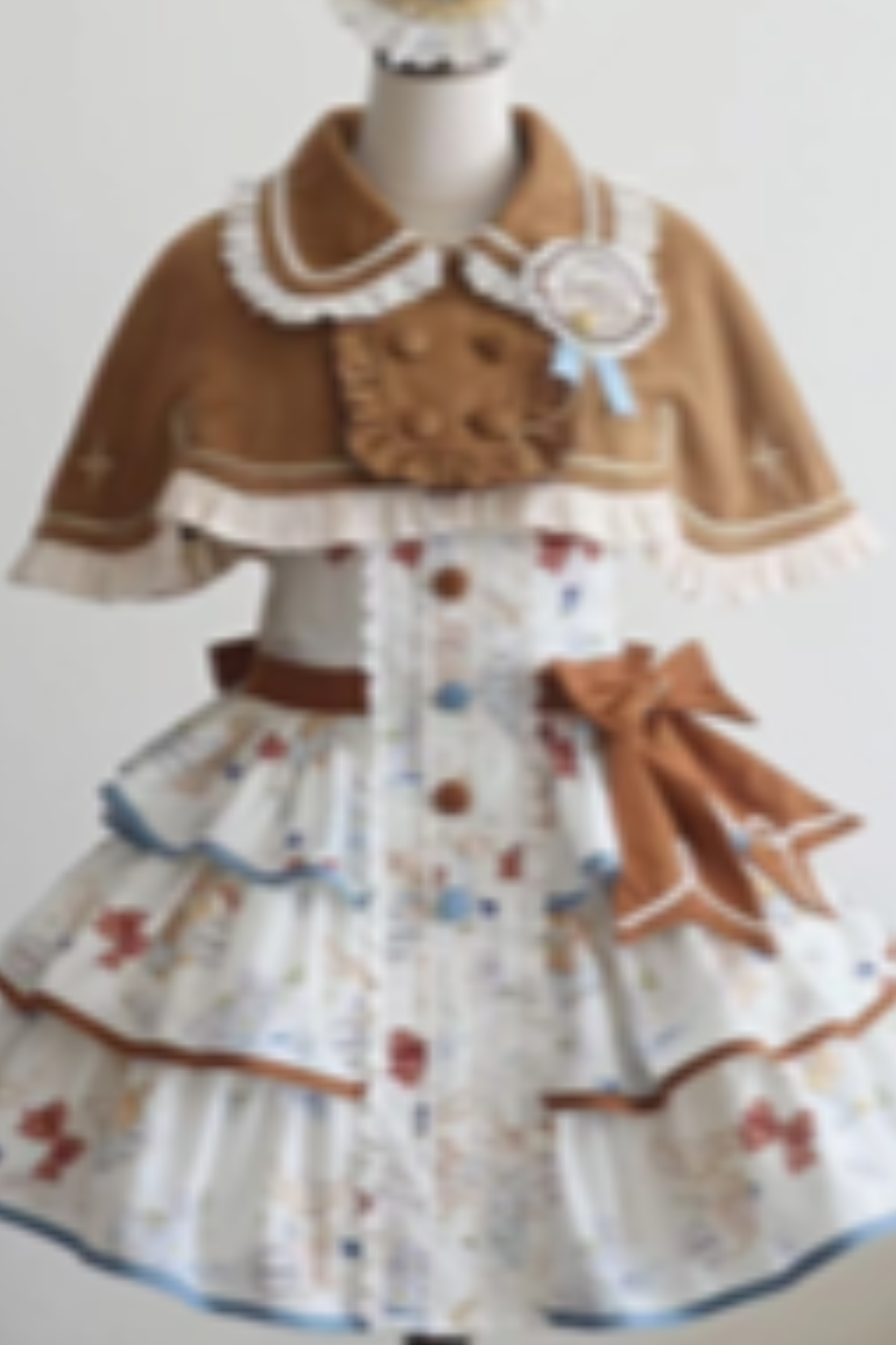 シーサイドベアティーパーティーロリータドレス+ケープ