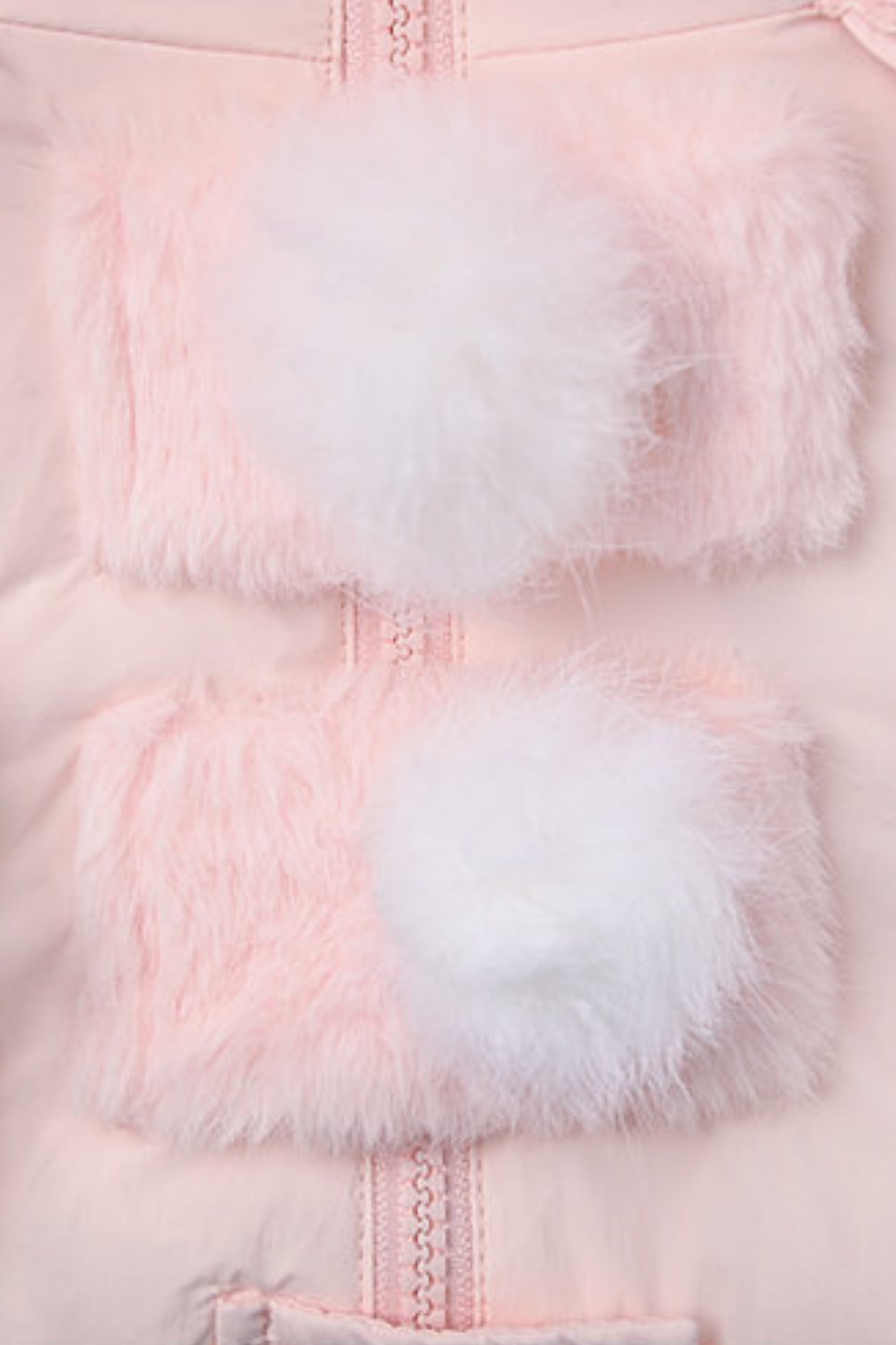 ベイビーレースフードダウンジャケット