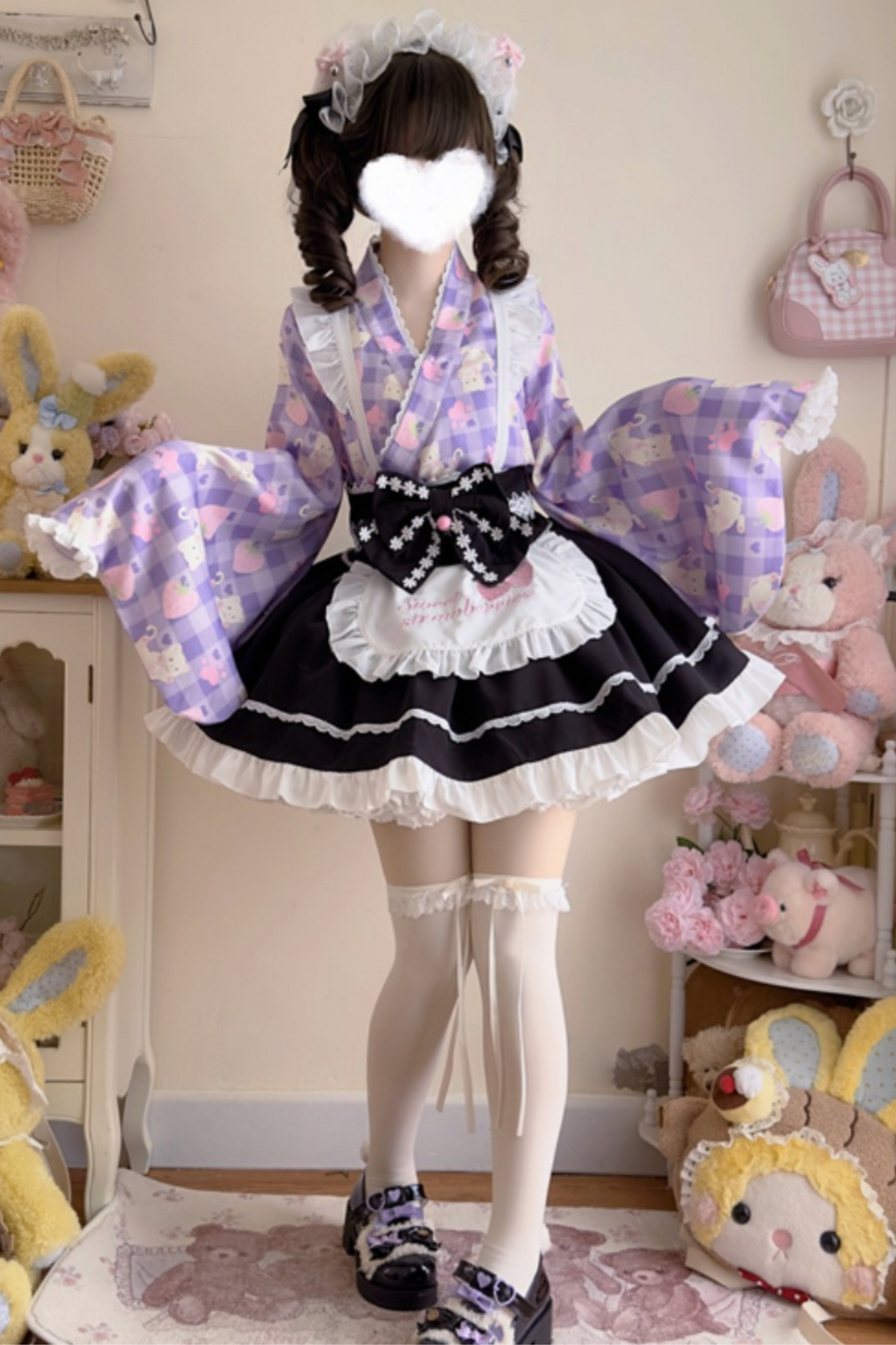 [Reservation Product] Strawberry Retro Cafe Japanese Style Lolita Dress
