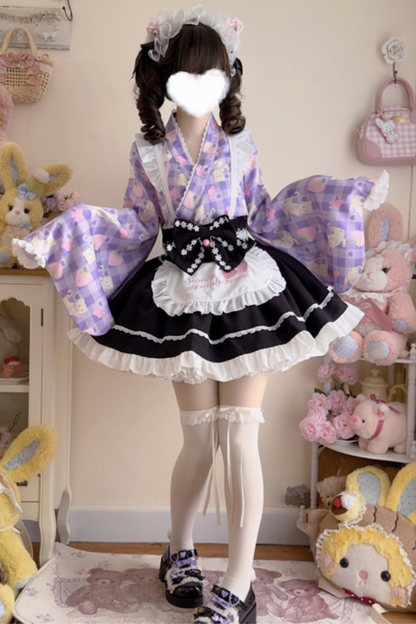 [Reservation Product] Strawberry Retro Cafe Japanese Style Lolita Dress