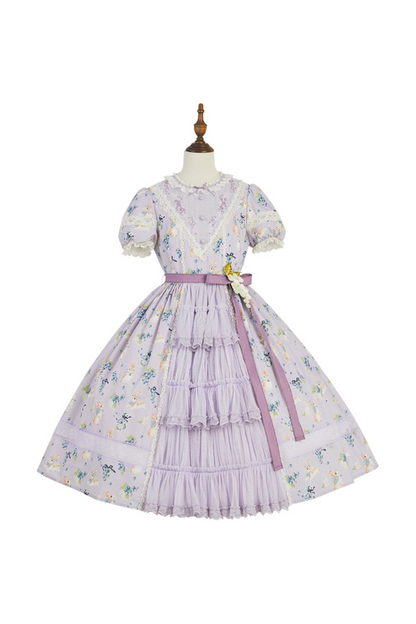 ベニーズブルーベリーガーデンロリータジャンパースカート+ドレス+インナーシャツ