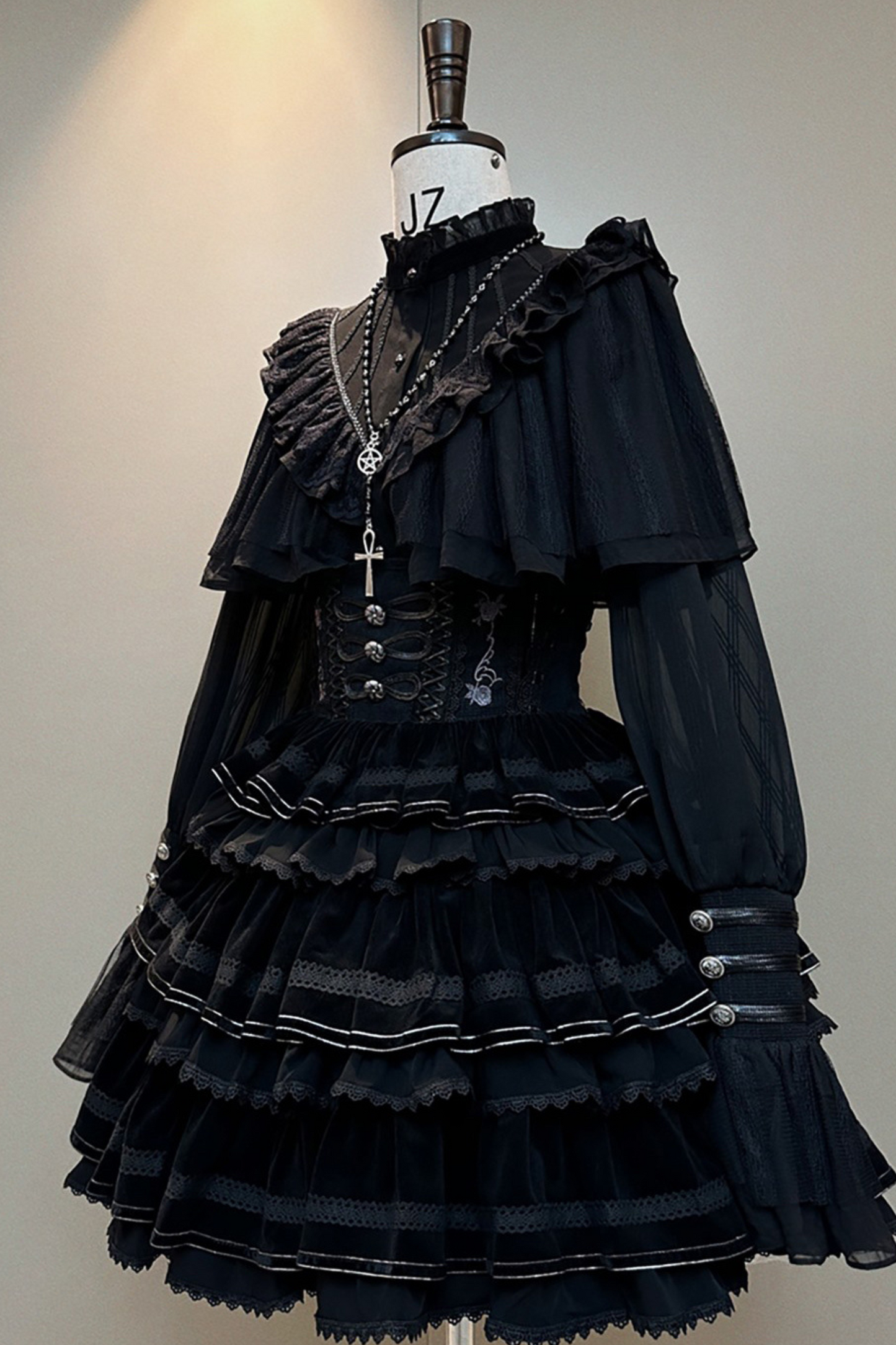 【予約商品】ロリータシャツ+フィッシュボーンスカート