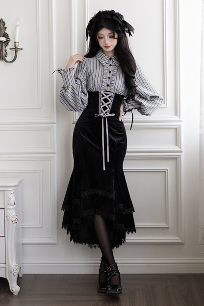 Fishtail Dress + Flare Dress + Hat + Hairband