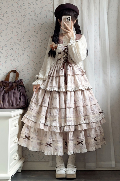 ブニングタイムエレガントロリータドレス+ドールカーディガン