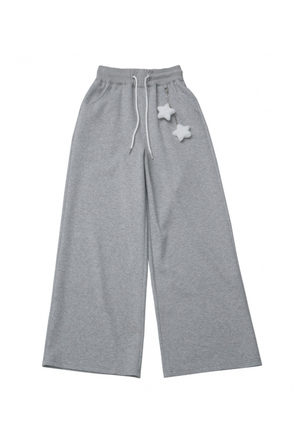 ワイドレッグスターペンダントパンツ