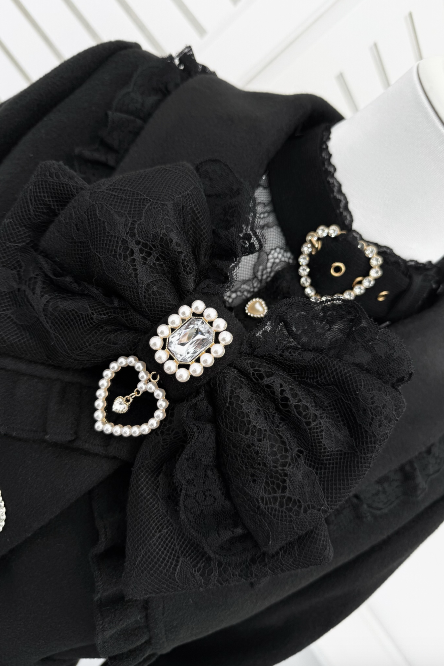 リボンウエストマークフレアコート