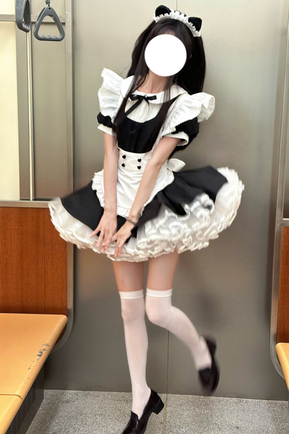 Glass Doll Maid Lolita Dress + Apron