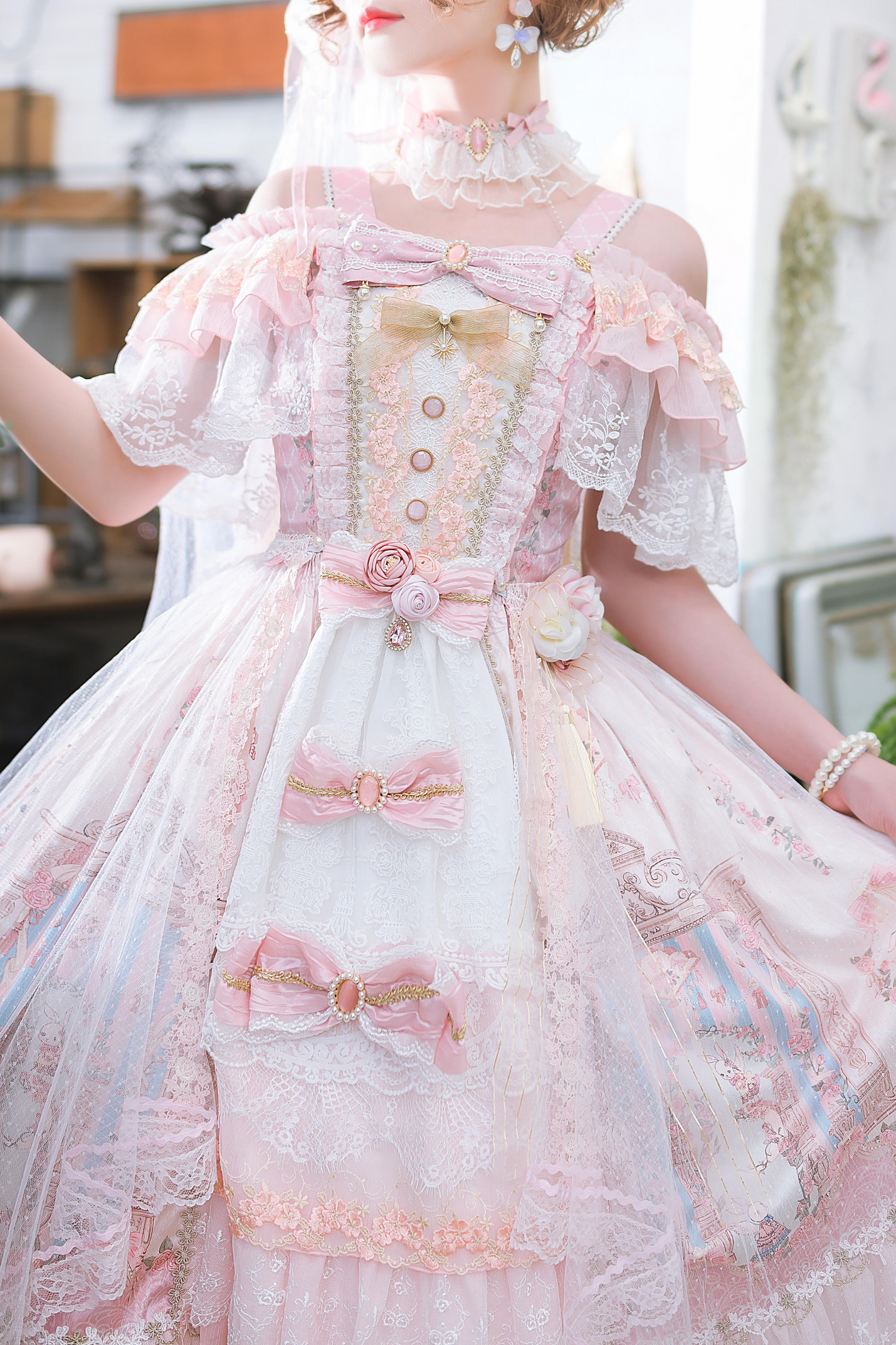Flower Princess Lolita Dress Set