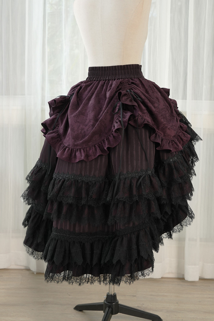 [3월 16일 예약마감] 빅토리아 릴리스 고딕 로리타 셔츠 + 조끼 + 스커트