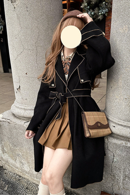 オールウールウィンターコート