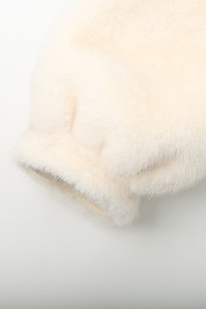 トリプルリボンミドルファーコート