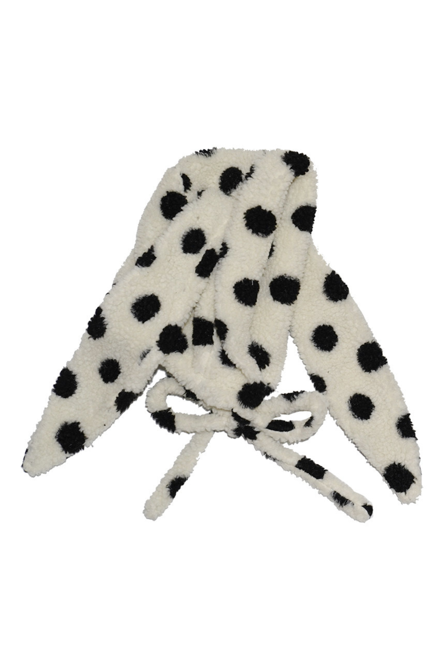 ポルカドットラムウールハット