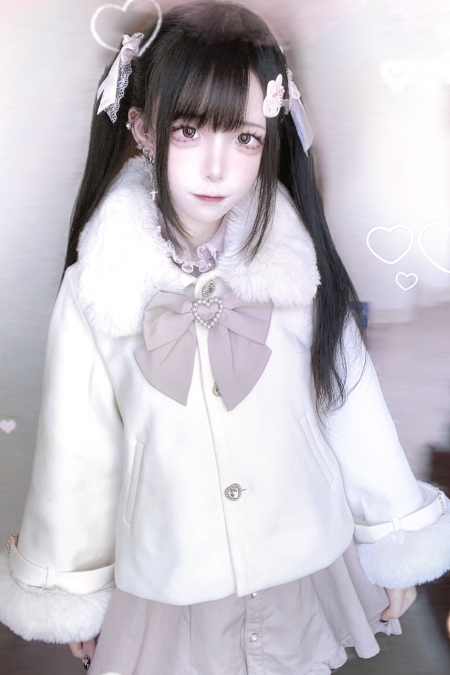 Fur Cute Snow Short Coat