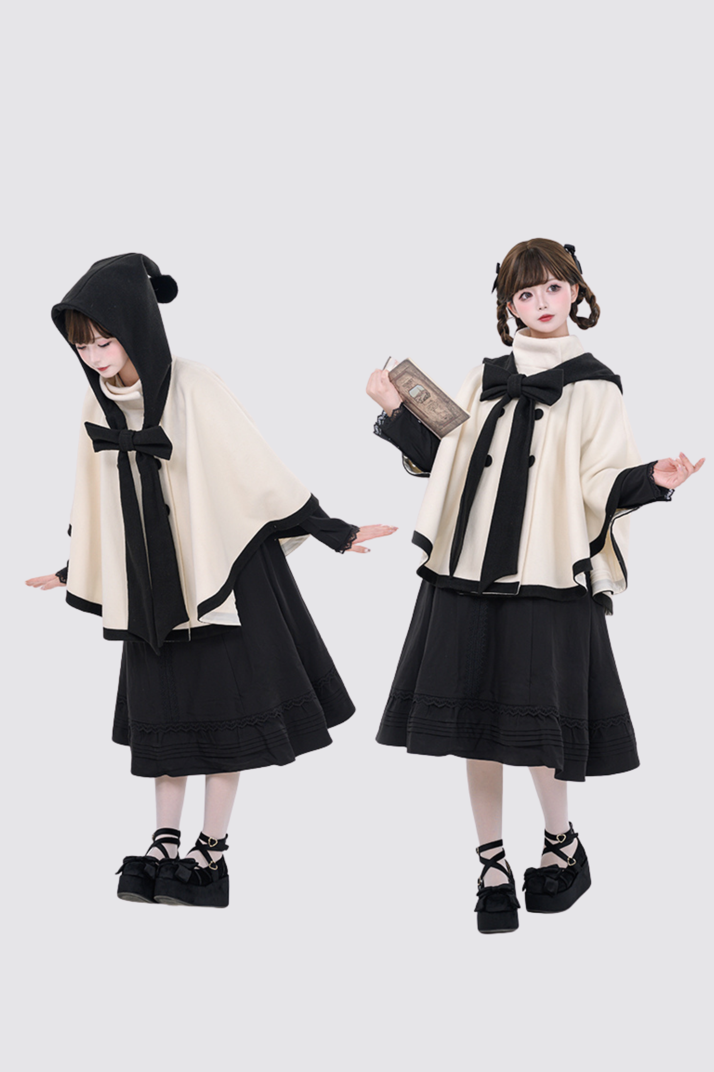 【予約商品】ローズクワイアケープコート＋フーディーリボン