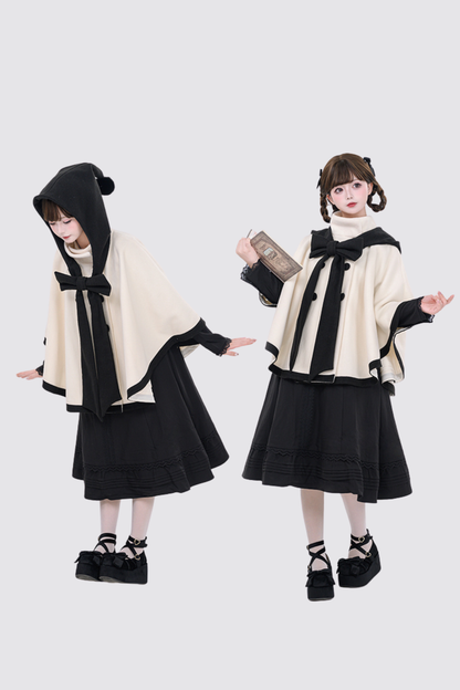 【予約商品】ローズクワイアケープコート＋フーディーリボン