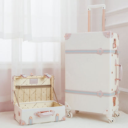 Princess Pastel Trunk Suitcase