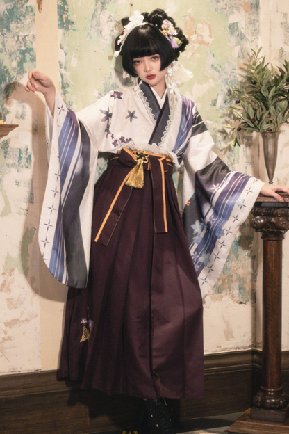 レトロ手毬和装トップス