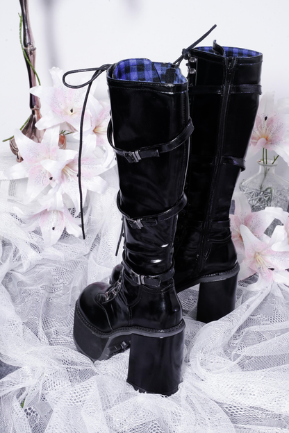 【4月4日予約締切】レースゴシックスエードレースアップブーツ