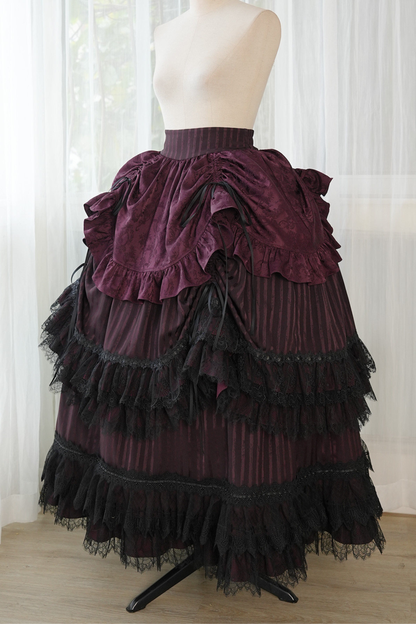 [3월 16일 예약마감] 빅토리아 릴리스 고딕 로리타 셔츠 + 조끼 + 스커트