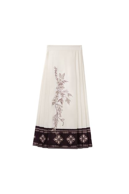 レトロチェックトップス＋スカート