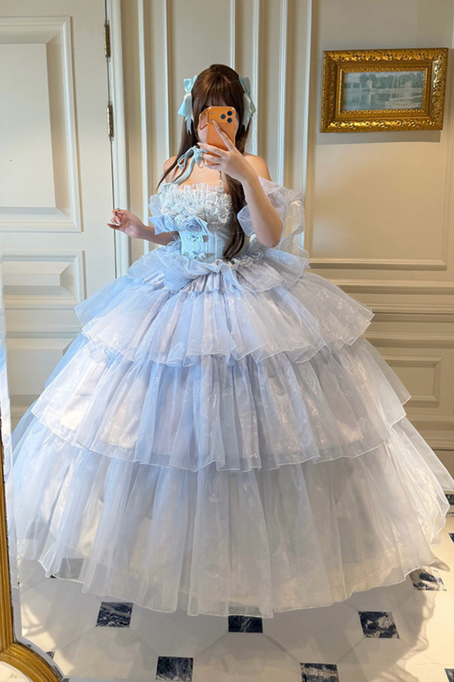 [Vorbestellung bis 30. März]Moose-Liebeslied-Hochzeitskleid + Ärmel