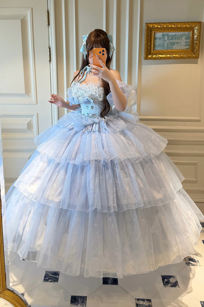 [Vorbestellung bis 30. März]Moose-Liebeslied-Hochzeitskleid + Ärmel