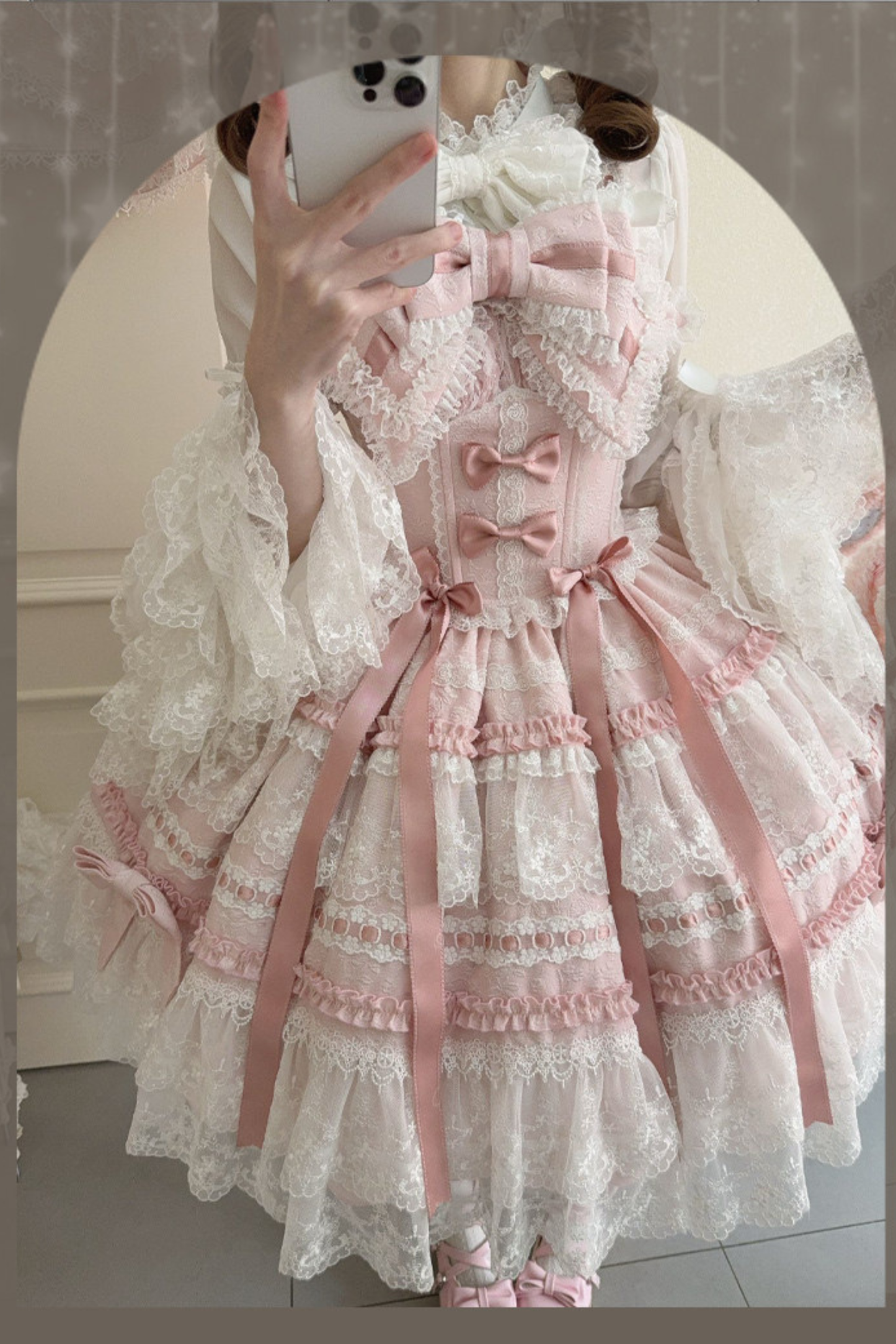 Nice Heartbeat Lolita Dress + Cape + Hat
