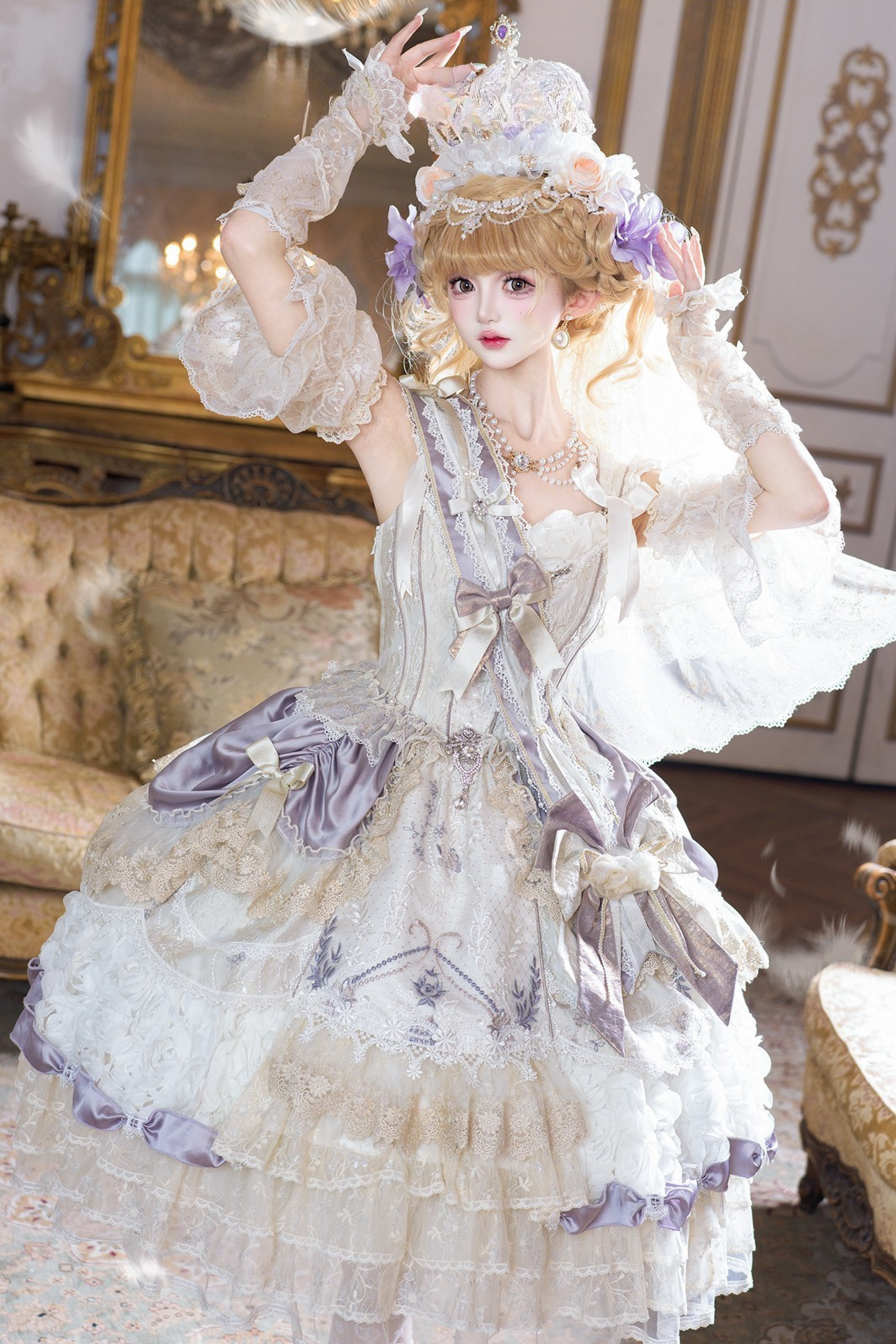 エレガントブライダルドレス＋ロリータアクセサリー