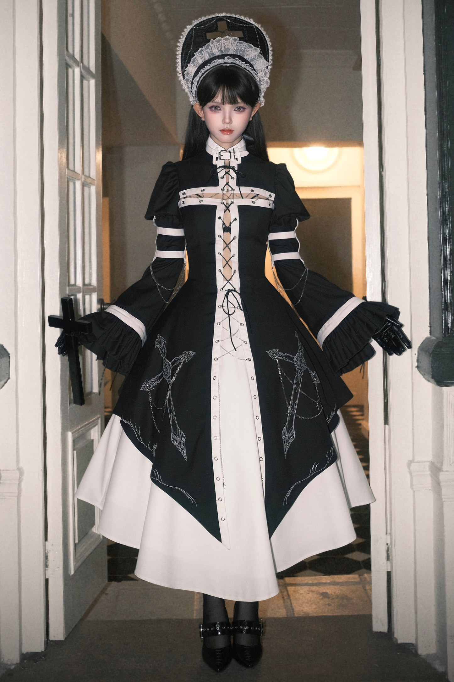 Gothic Lolita Dress + Nurse Hat