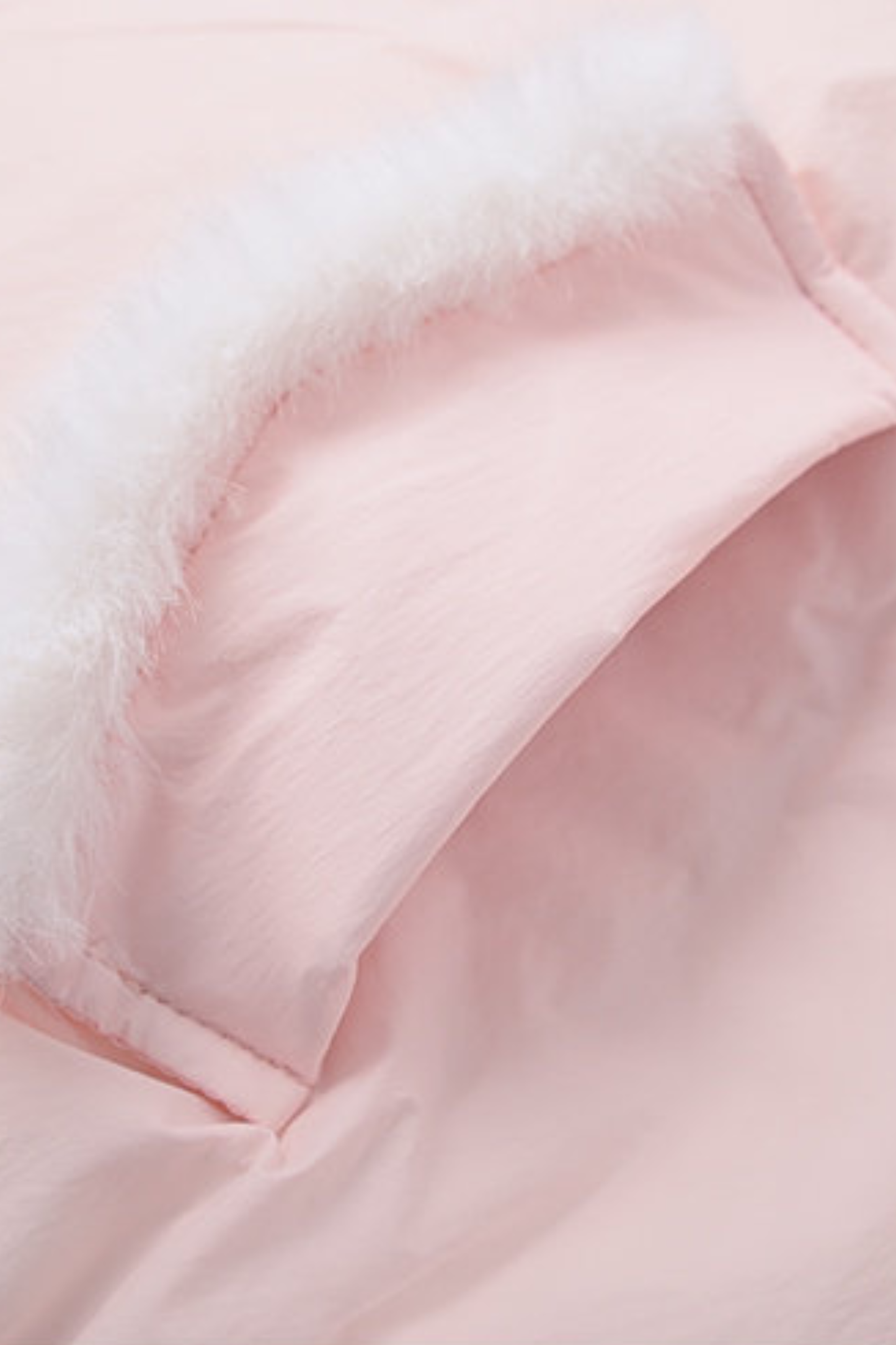 ベイビーレースフードダウンジャケット