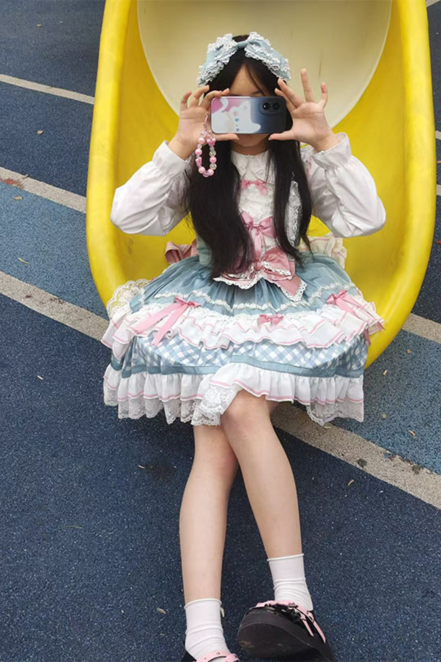 Lovely Heart Suspender Cake Dress + Headdress + Tail