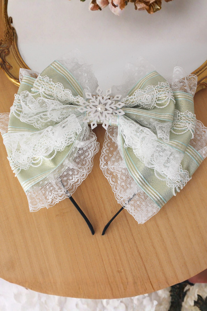 レースロリータボネットハット+カチューシャ+スリーブ+ピン+ハット+ベール