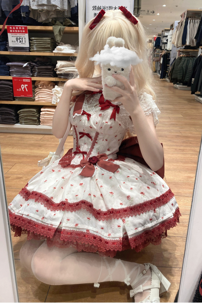 ローズスイートピュアプリンセスドレス+シアーインナー